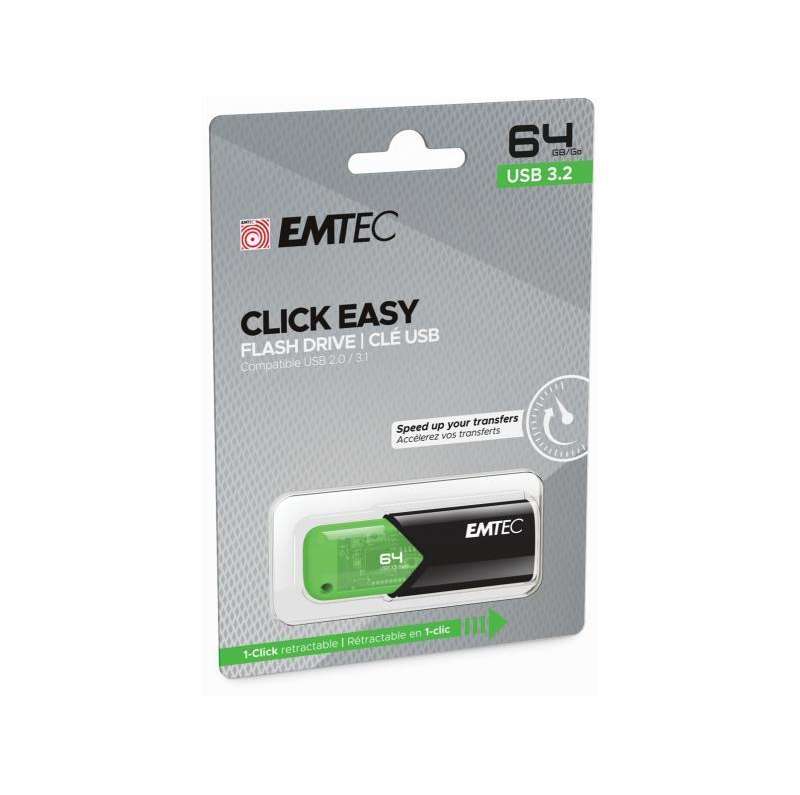 Clé USB 64Go EMTEC Slide 3.2 (20MB/s)